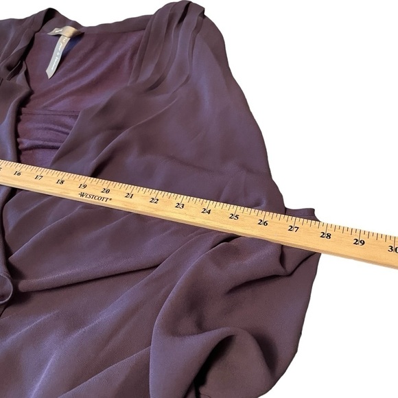 Pennington’s Purple Scoop Neck-Bubble Hem-long Flowy Side Panel. Size 4X - Picture 5 of 9